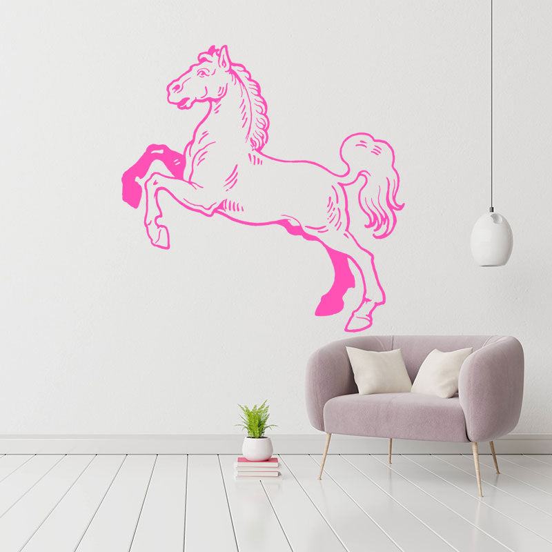 horse sticker decor equestrian themed wall sticker