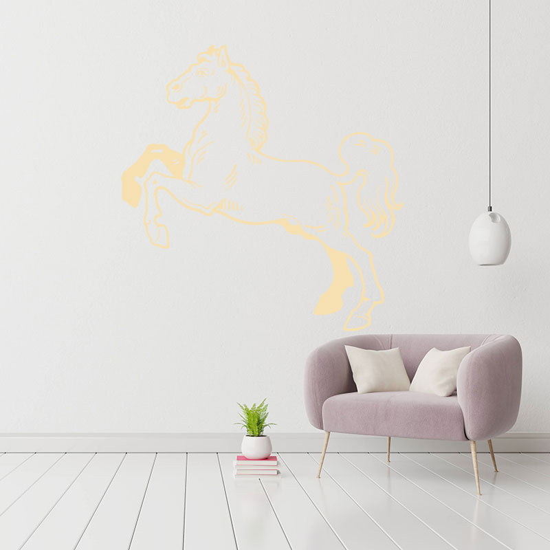 horse sticker decor equestrian themed wall sticker