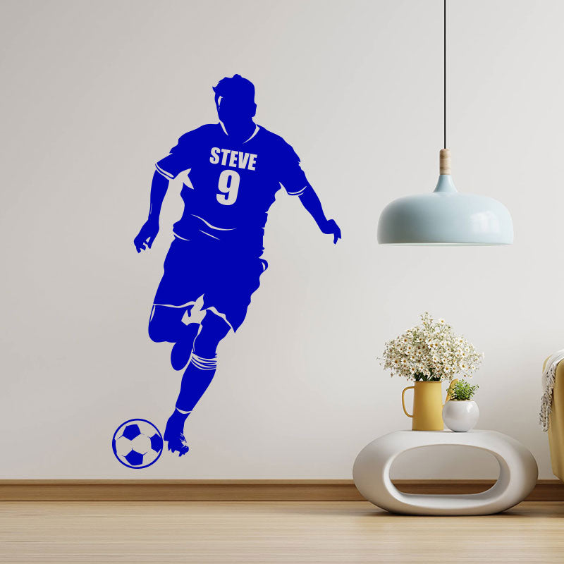 personalied name football decal