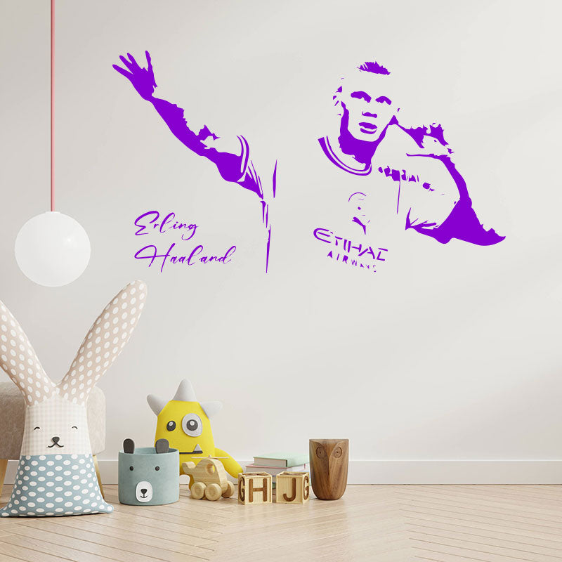 erling haaland wall sticker1
