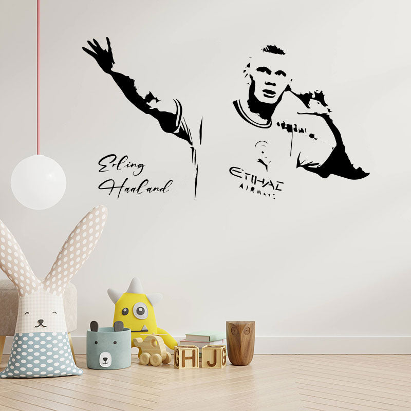 erling haaland wall sticker1