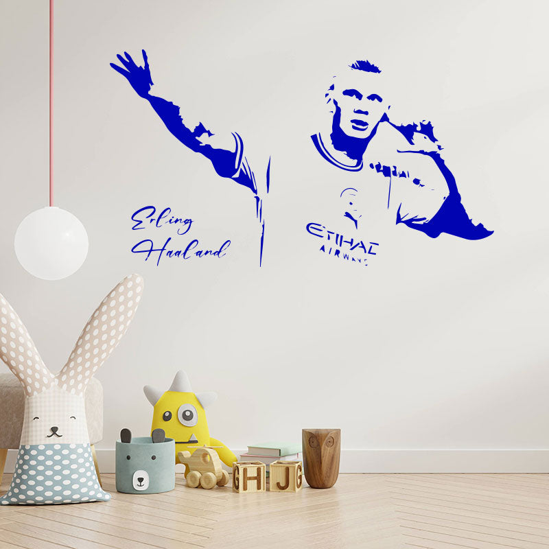 erling haaland wall sticker1