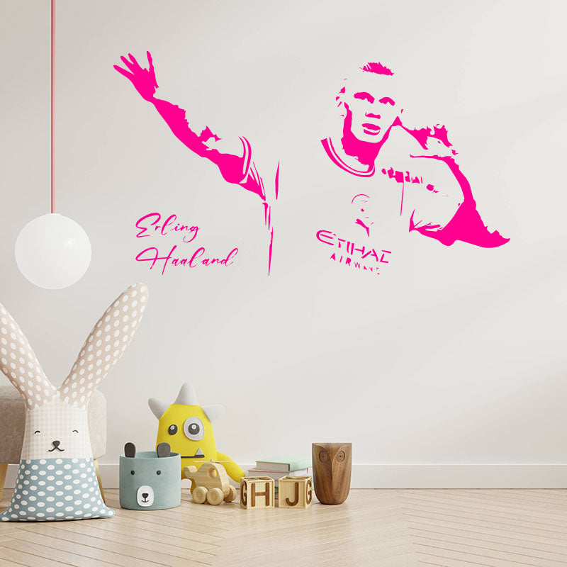 erling haaland wall sticker1