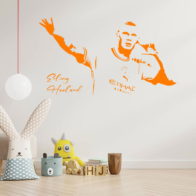 erling haaland wall sticker1