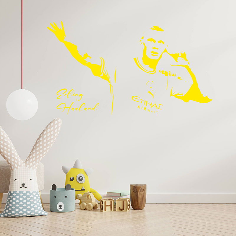 erling haaland wall sticker1