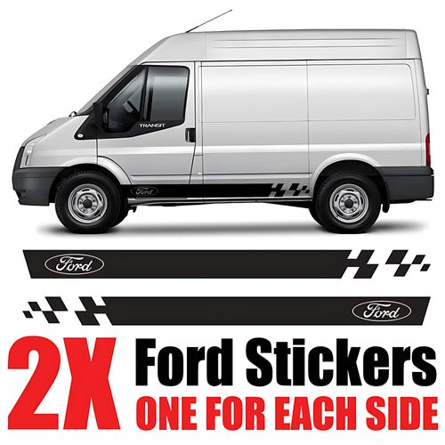 Ford Transit Side Stripe Stickers and Decals