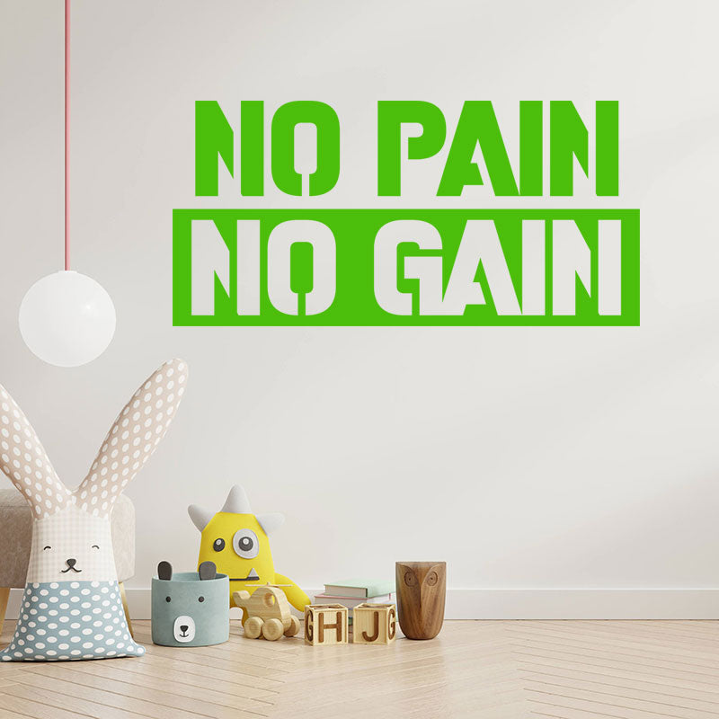 push yourself gym exercise motivational wall sticker