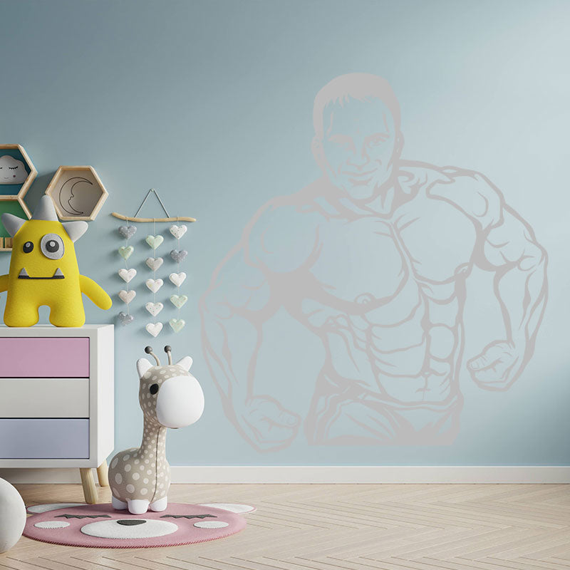 fitness gym exercise wall art stickers decals wall sticker