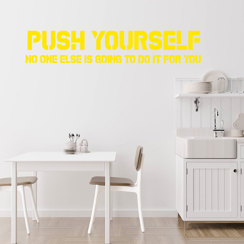 gym wall sticker vinyl