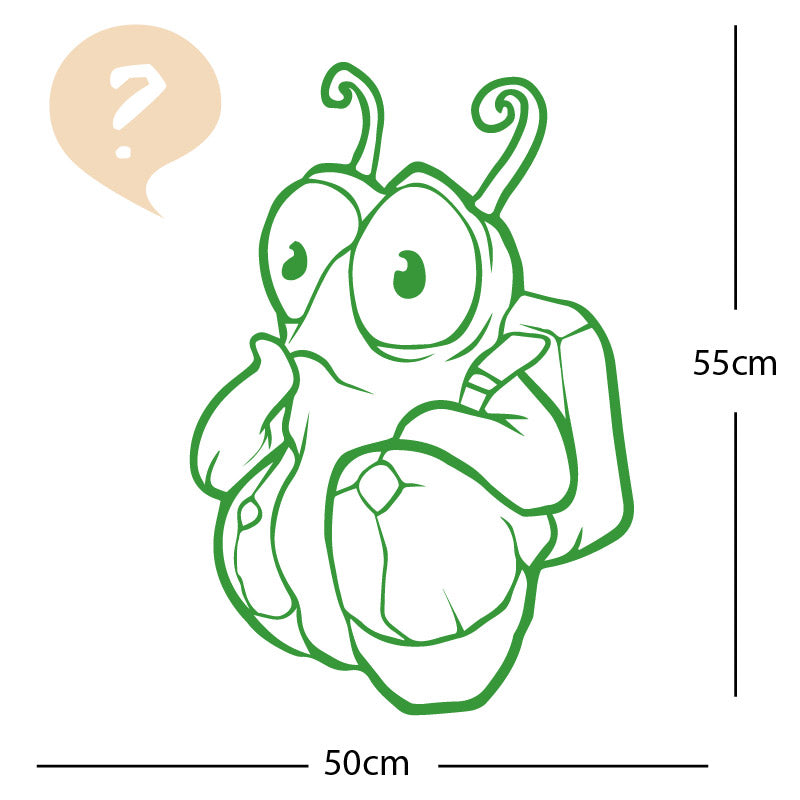 alien space theme wall sticker