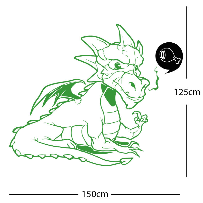 large dragon wall sticker