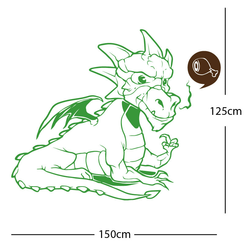 large dragon wall sticker