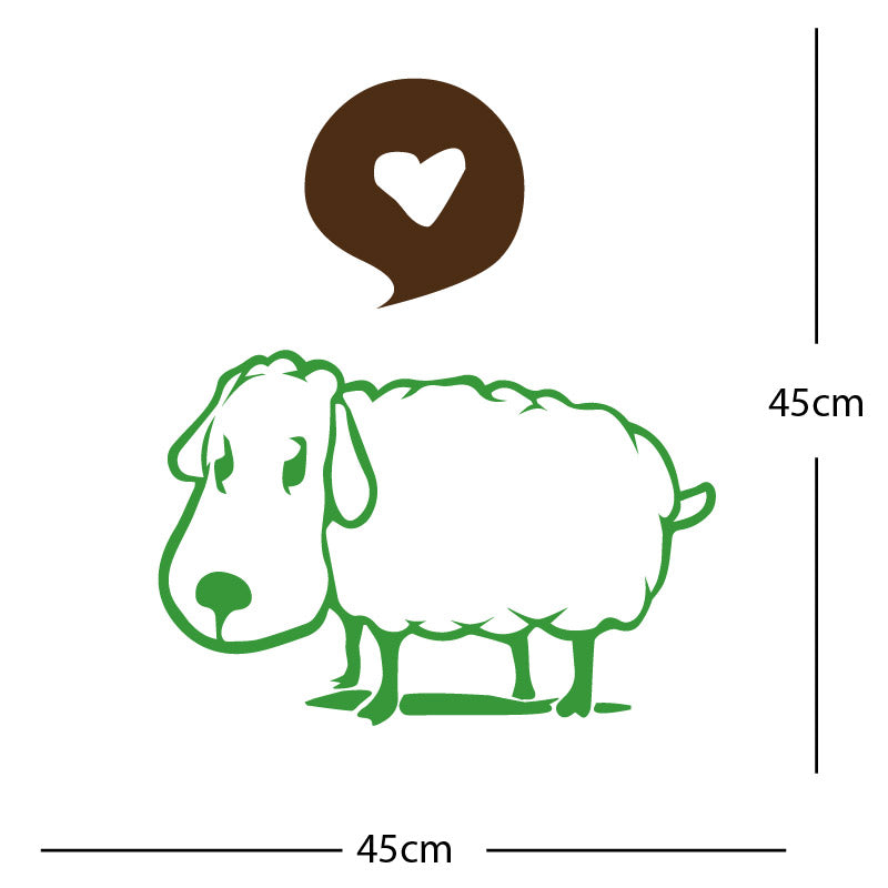 sheep wall sticker