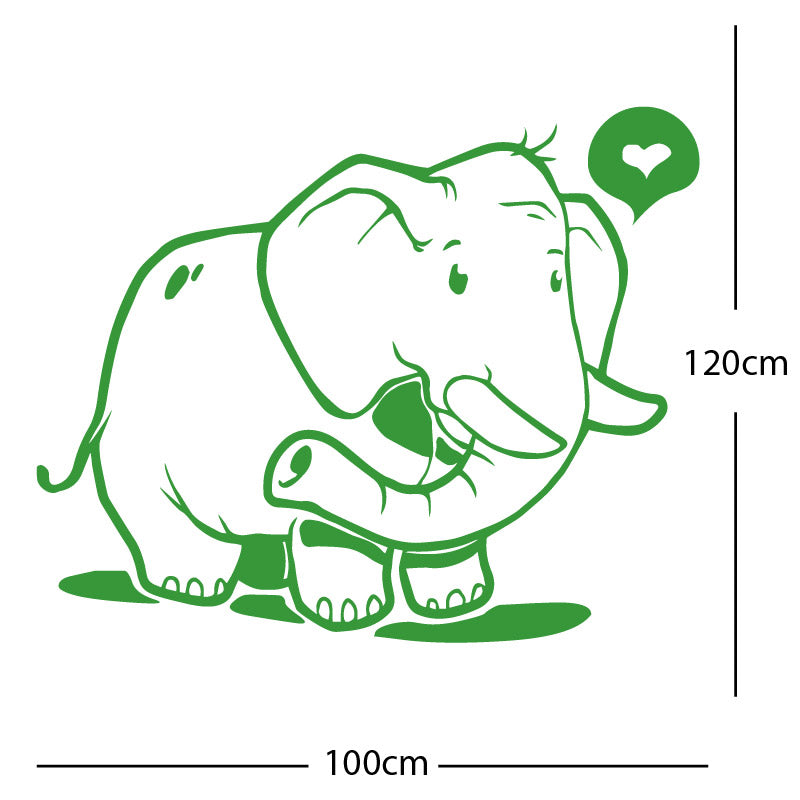 elephant wall sticker