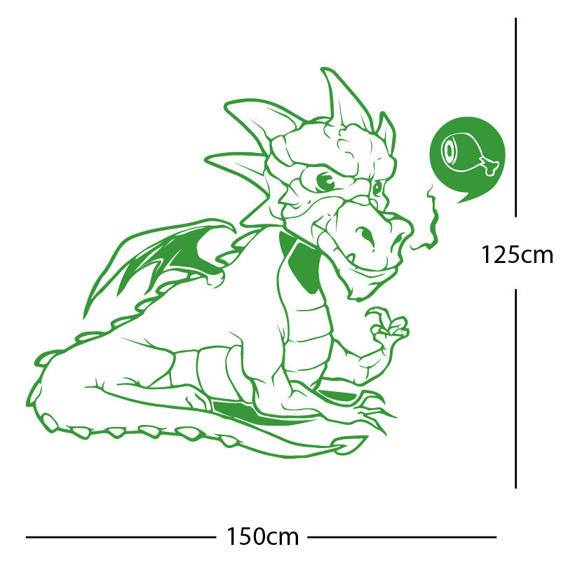 large dragon wall sticker
