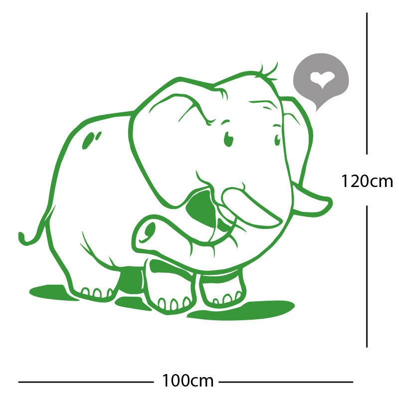 elephant wall sticker