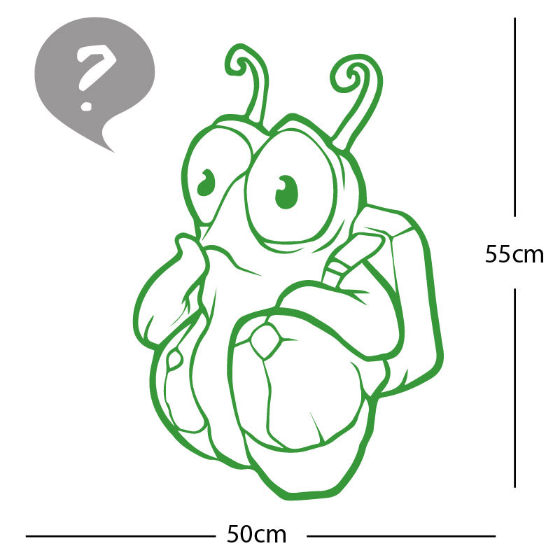 alien space theme wall sticker