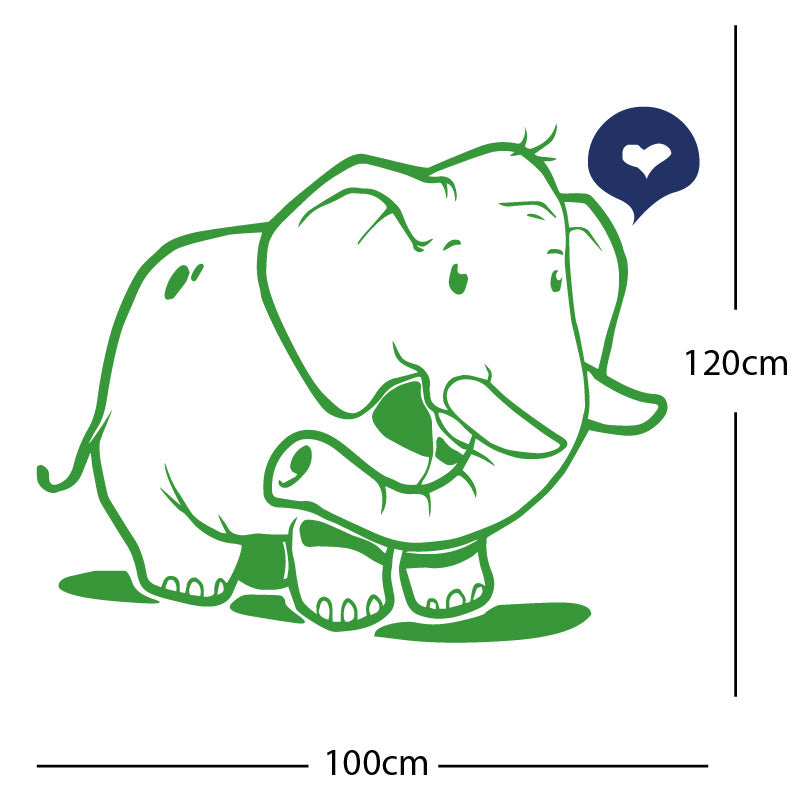 elephant wall sticker