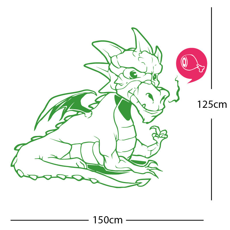 large dragon wall sticker