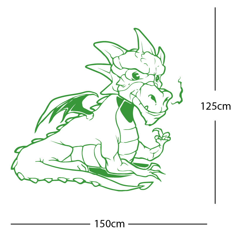 large dragon wall sticker