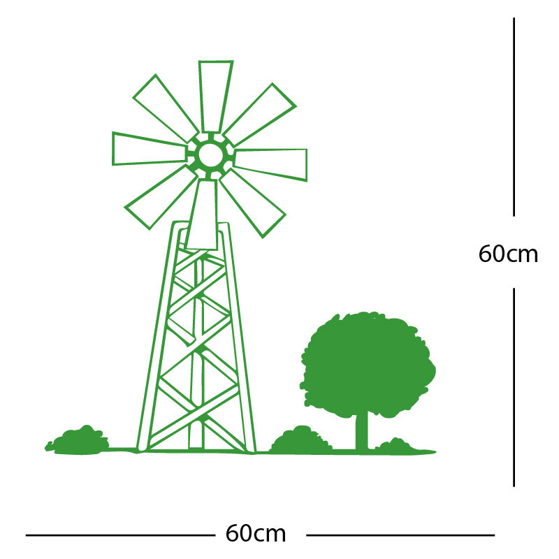 wind turbine wall sticker