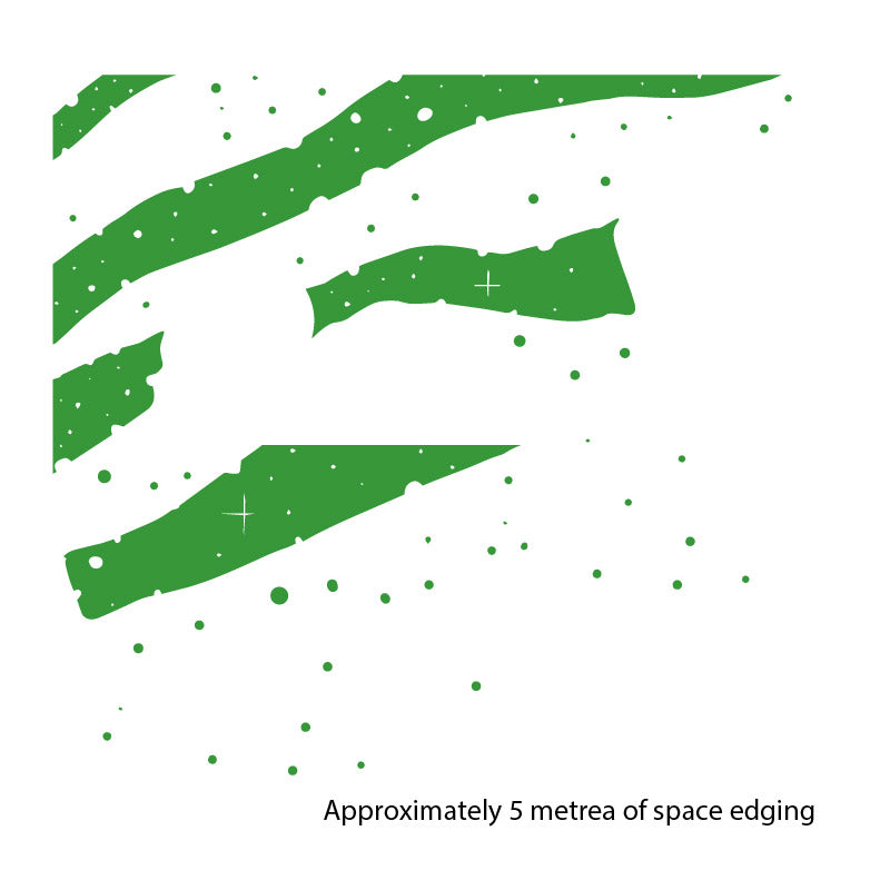 space scene edging wall sticker