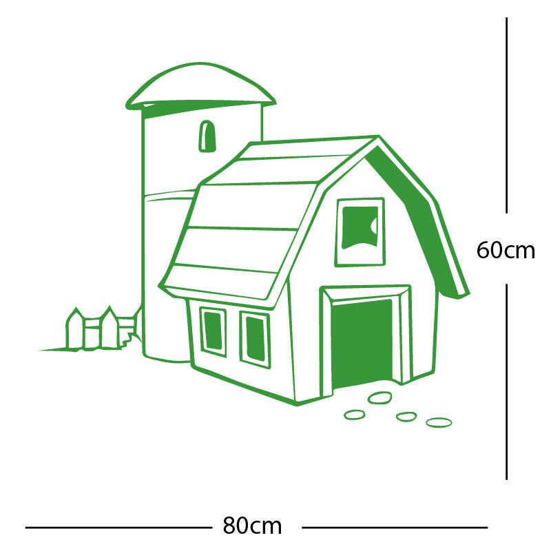 barn farmyard wall sticker