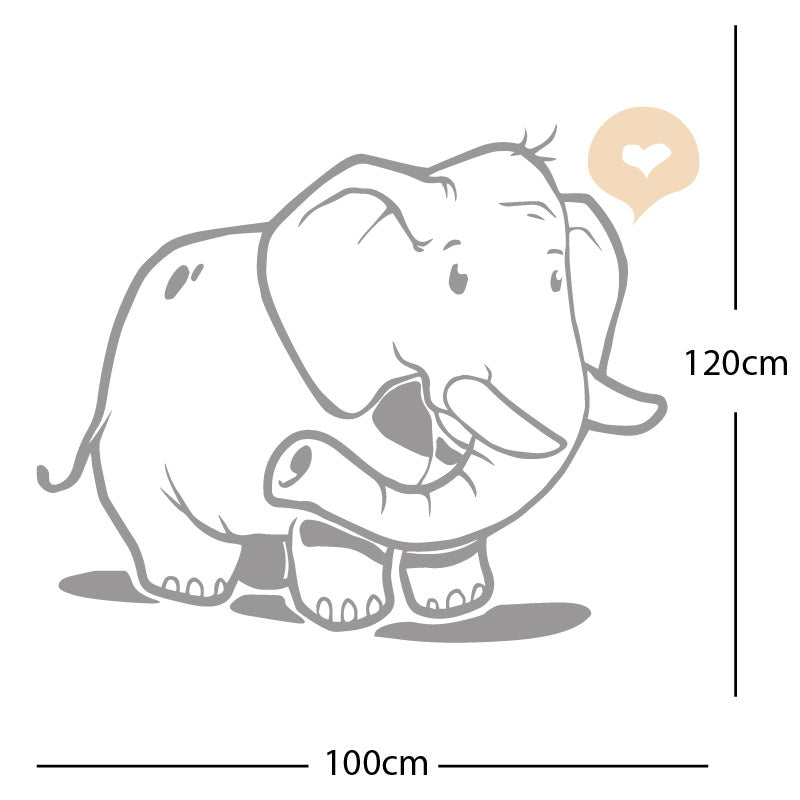 elephant wall sticker