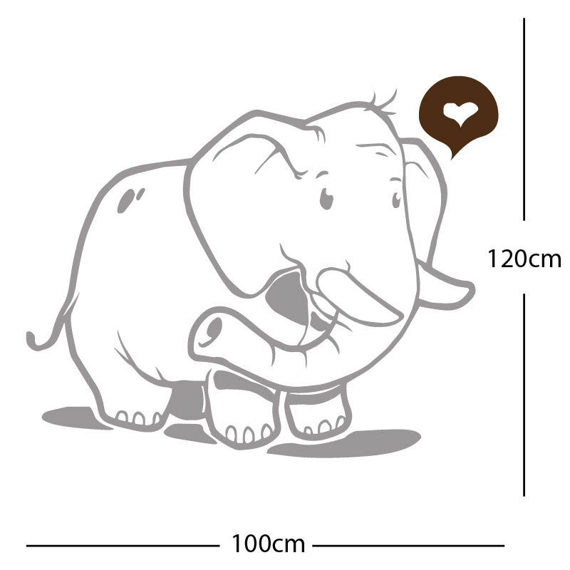 elephant wall sticker
