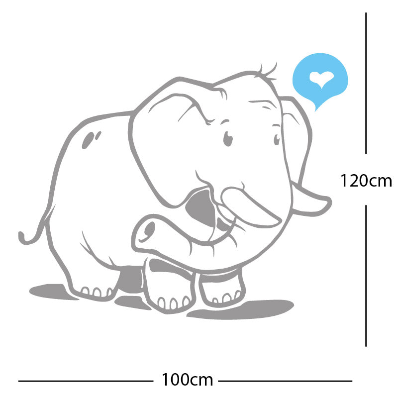 elephant wall sticker