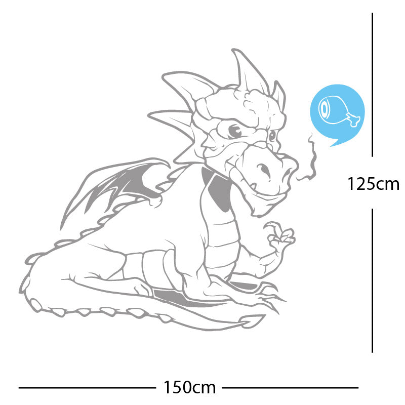large dragon wall sticker