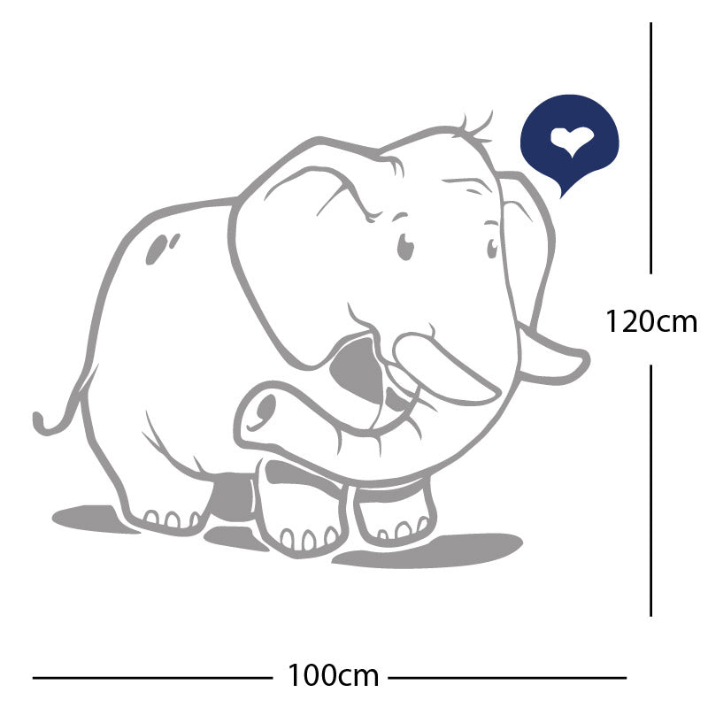 elephant wall sticker