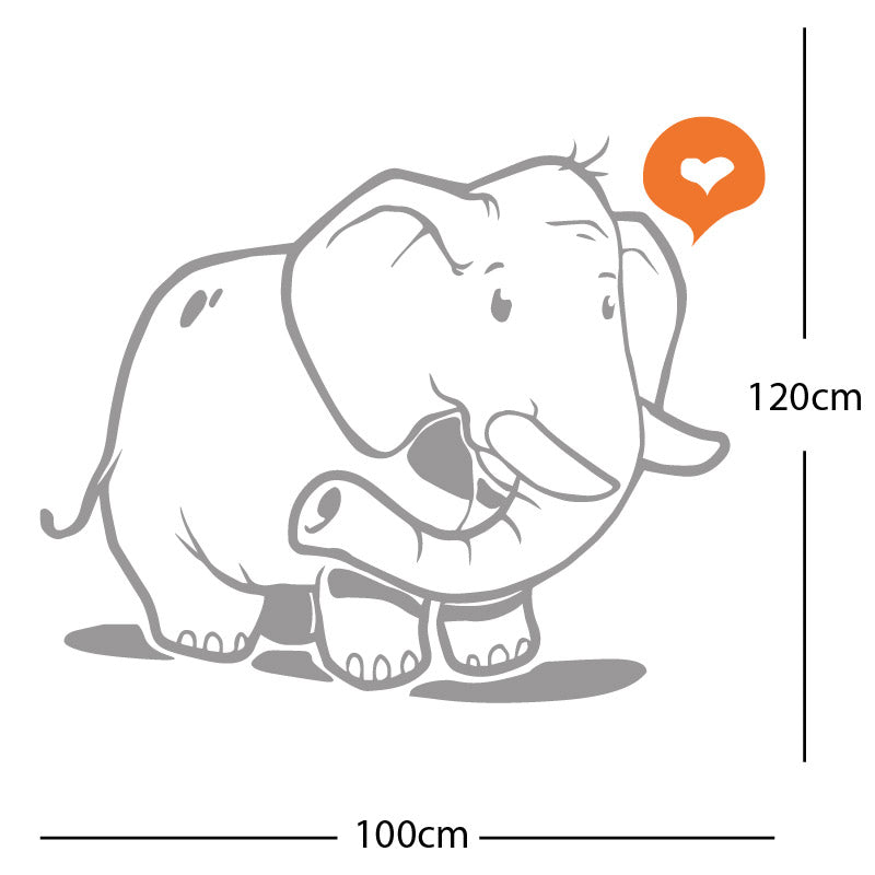 elephant wall sticker