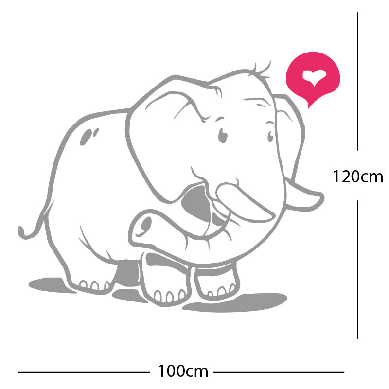 elephant wall sticker