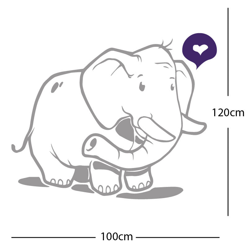 elephant wall sticker