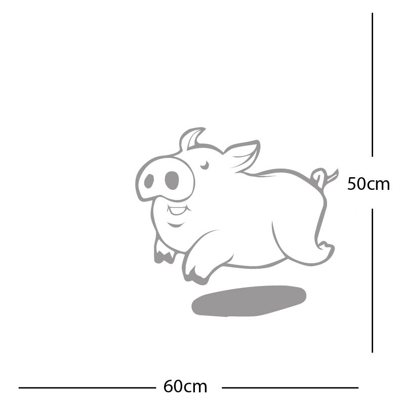 farmyard pig wall sticker