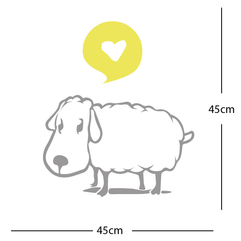 sheep wall sticker