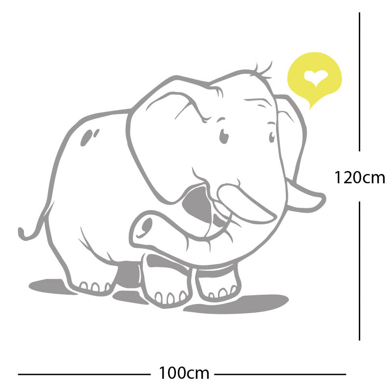 elephant wall sticker