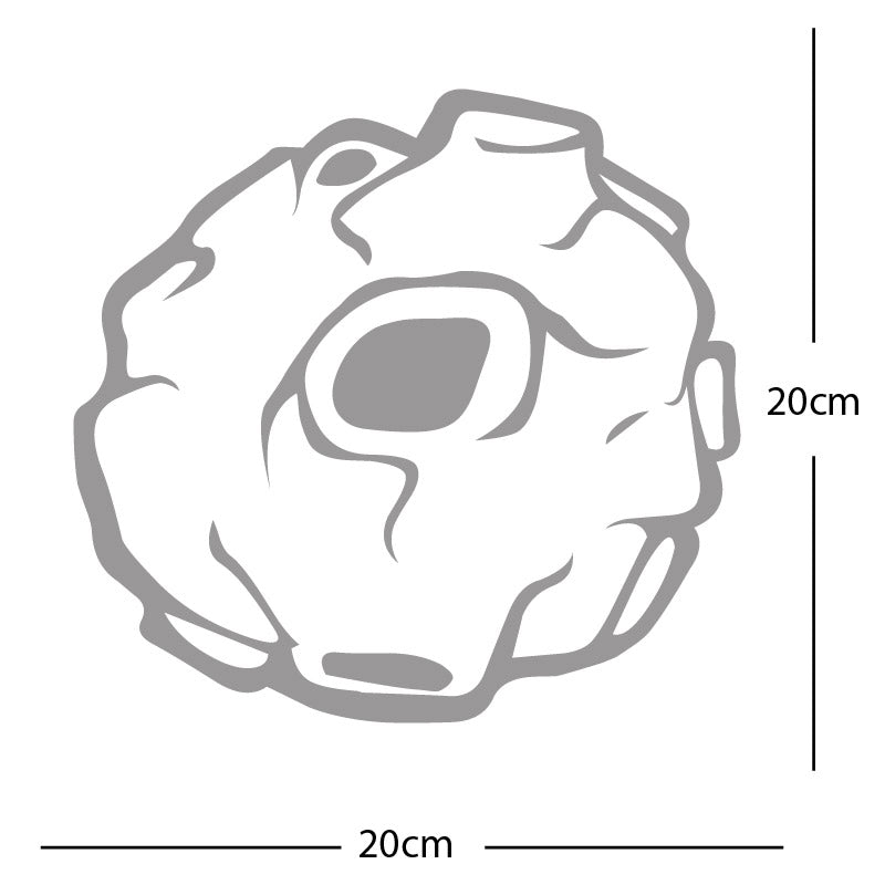 meteor wall sticker