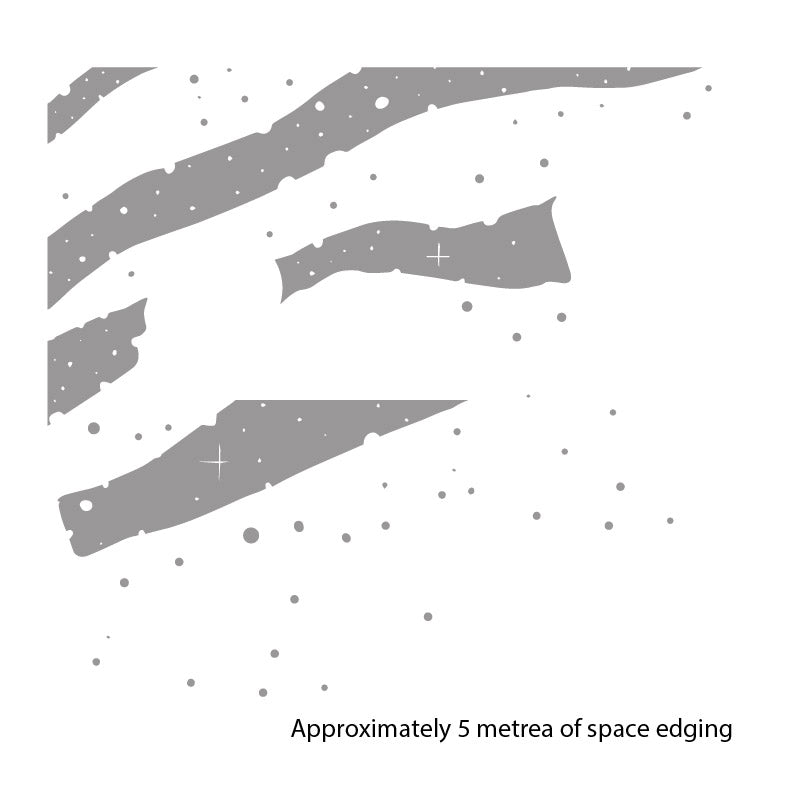 space scene edging wall sticker