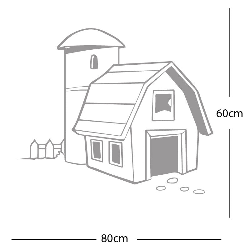 barn farmyard wall sticker
