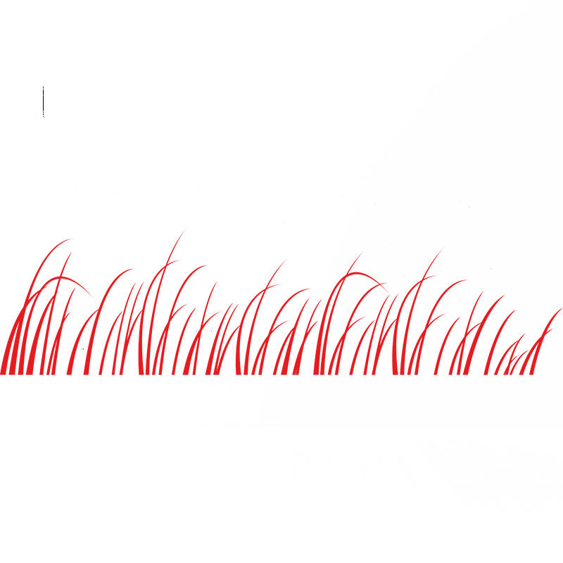 grass border whimsical nursery sticker
