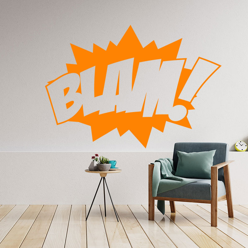 blam comic book pop wall sticker