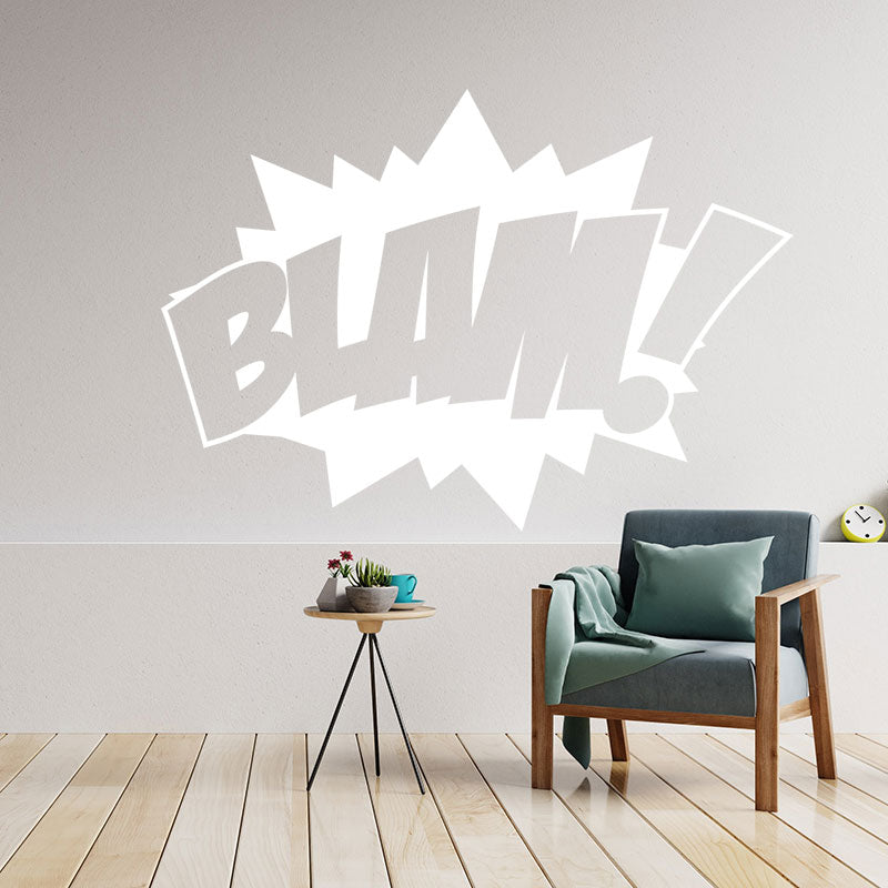 blam comic book pop wall sticker