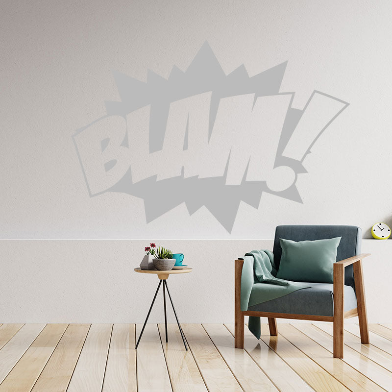blam comic book pop wall sticker