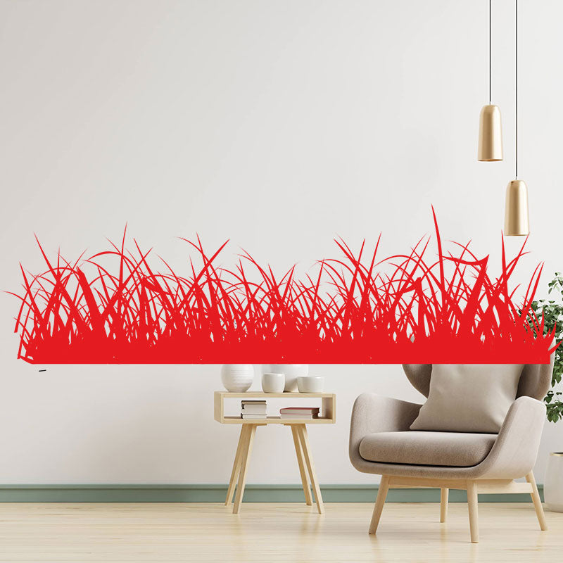 grass border cozy nursery wall sticker