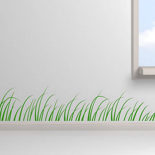 Meadow Grass Nursery Wall Border Sticker – 25cm High