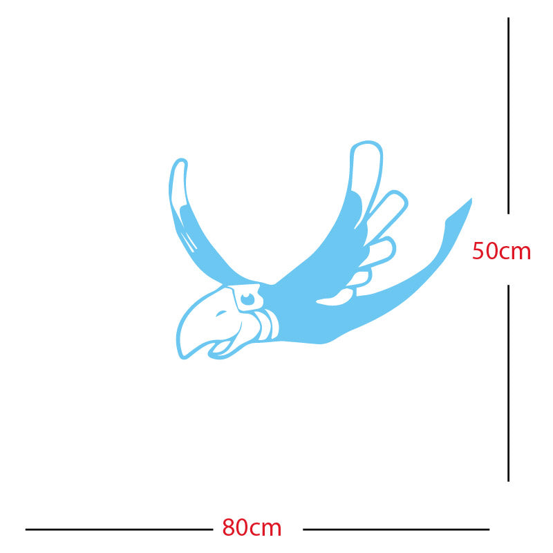 parrot pirate theme wall sticker