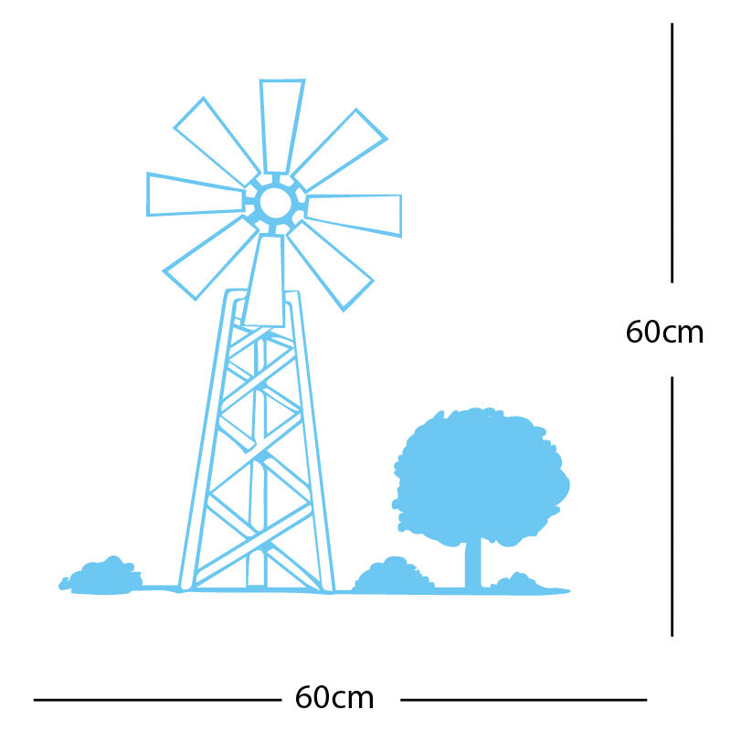 wind turbine wall sticker