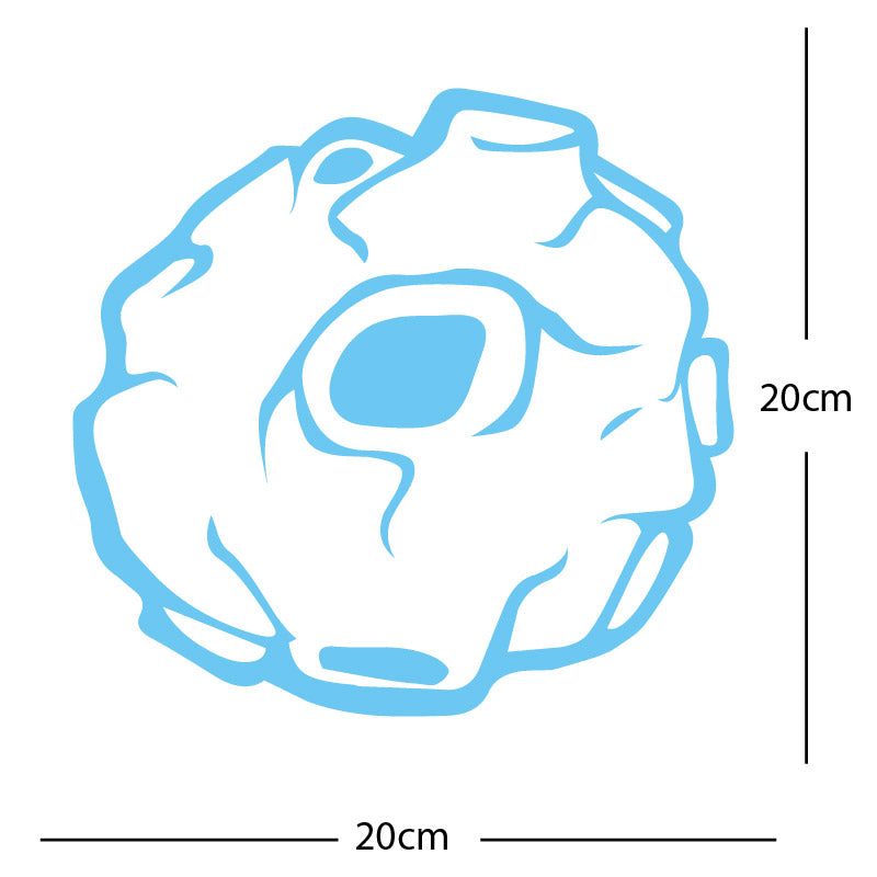 meteor wall sticker